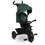 Tricicleta copii, Lionelo, Haari, Ultrapliabila, Multifunctionala, Suport picioare, Control al directiei, Scaun reversibil, Rotire 360 grade, Conform cu standardul european de securitate EN71, Verde - 1
