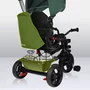 Tricicleta copii, Lionelo, Haari, Ultrapliabila, Multifunctionala, Suport picioare, Control al directiei, Scaun reversibil, Rotire 360 grade, Conform cu standardul european de securitate EN71, Verde - 35