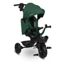 Tricicleta copii, Lionelo Kori, ultra-pliabila si multifunctionala, cu scaun rotativ 360°, control parental, suport pentru picioare si accesorii premium, Verde - 1