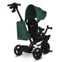 Tricicleta copii, Lionelo Kori, ultra-pliabila si multifunctionala, cu scaun rotativ 360°, control parental, suport pentru picioare si accesorii premium, Verde - 13