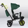 Tricicleta copii, Lionelo Kori, ultra-pliabila si multifunctionala, cu scaun rotativ 360°, control parental, suport pentru picioare si accesorii premium, Verde - 23