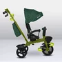 Tricicleta copii, Lionelo Kori, ultra-pliabila si multifunctionala, cu scaun rotativ 360°, control parental, suport pentru picioare si accesorii premium, Verde - 27