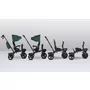 Tricicleta copii, Lionelo Kori, ultra-pliabila si multifunctionala, cu scaun rotativ 360°, control parental, suport pentru picioare si accesorii premium, Verde - 28