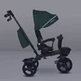 Tricicleta copii, Lionelo Kori, ultra-pliabila si multifunctionala, cu scaun rotativ 360°, control parental, suport pentru picioare si accesorii premium, Verde - 29