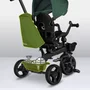 Tricicleta copii, Lionelo Kori, ultra-pliabila si multifunctionala, cu scaun rotativ 360°, control parental, suport pentru picioare si accesorii premium, Verde - 31