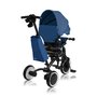 Tricicleta copii, Lionelo, Tris Plus, Ultrapliabila, Multifunctionala, Pana la 25 kg, Inclinare spatar in fata si in spate, Suport picioare, Control al directiei, Scaun reversibil, Rotire 360 grade, Conform cu EN71, 9 luni-5 ani, Albastru - 5