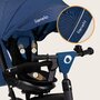 Tricicleta copii, Lionelo, Tris Plus, Ultrapliabila, Multifunctionala, Pana la 25 kg, Inclinare spatar in fata si in spate, Suport picioare, Control al directiei, Scaun reversibil, Rotire 360 grade, Conform cu EN71, 9 luni-5 ani, Albastru - 36