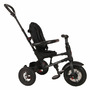 Tricicleta cu roti de cauciuc Qplay Rito Rubber Negru - 17