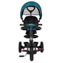 Tricicleta cu roti de cauciuc Qplay Rito Rubber Albastru Inchis - 13