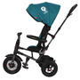 Tricicleta cu roti de cauciuc Qplay Rito Rubber Albastru Inchis - 14