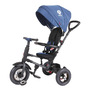 Tricicleta cu roti de cauciuc Qplay Rito Rubber Albastru Inchis - 19