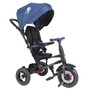 Tricicleta cu roti de cauciuc Qplay Rito Rubber Albastru Inchis - 20