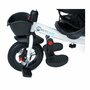 Tricicleta copii, Kids Care Evora Mecanism de pedalare libera, Suport picioare, Control al directiei, Spatar reglabil, Rotire 360 grade, Albastru - 5