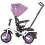 Tricicleta copii, Chipolino, Largo, Dhalia, Mecanism de pedalare libera, Control al directiei, Scaun reversibil, Violet - 2