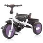 Tricicleta copii, Chipolino, Largo, Dhalia, Mecanism de pedalare libera, Control al directiei, Scaun reversibil, Violet - 4