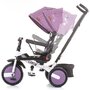 Tricicleta copii, Chipolino, Largo, Dhalia, Mecanism de pedalare libera, Control al directiei, Scaun reversibil, Violet - 6