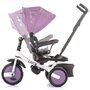 Tricicleta copii, Chipolino, Largo, Dhalia, Mecanism de pedalare libera, Control al directiei, Scaun reversibil, Violet - 8