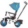 Tricicleta copii, Chipolino, Largo, Mint, Mecanism de pedalare libera, Control al directiei, Scaun reversibil, Albastru - 1