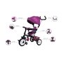 Tricicleta cu sezut reversibil Sun Baby 017 Fresh 360 - Burgundy - 13