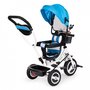 Tricicleta cu sezut rotativ Ecotoys JM-066-9L - Albastra - 3