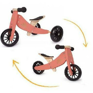 Tricicleta copii, fara pedale transformabila Tiny Tot Coral, +12 luni Kinderfeets