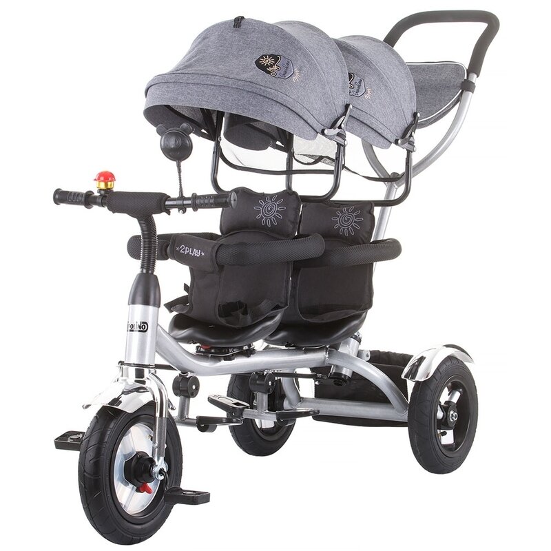 Chipolino - tricicleta gemeni 2play mist