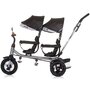 Tricicleta gemeni Chipolino 2Play obsidian silver - 3