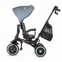 Tricicleta multifunctionala pliabila, Coccolle, Vispo Urban Grey, Resigilata - 8