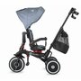 Tricicleta multifunctionala pliabila, Coccolle, Vispo Urban Grey, Resigilata - 20