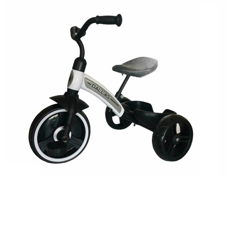 Lorelli - tricicleta dallas , mecanism de pedalare libera, alb