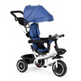 Tricicleta copii, Ecotoys, cu scaun rotativ, control parental, Albastra - 1