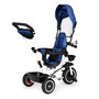 Tricicleta copii, Ecotoys, cu scaun rotativ, control parental, Albastra - 4