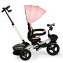 Tricicleta pentru copii, Ecotoys, cu scaun rotativ, control parental, elemente detasabile, Roz - 1