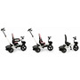 Tricicleta pentru copii, Ecotoys, cu scaun rotativ, control parental, elemente detasabile, Roz - 2