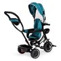 Tricicleta pentru copii, Ecotoys, cu scaun rotativ, control parental, elemente detasabile, Verde/Albastru - 2
