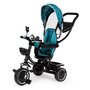 Tricicleta pentru copii, Ecotoys, cu scaun rotativ, control parental, elemente detasabile, Verde/Albastru - 4