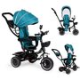 Tricicleta pentru copii, Ecotoys, cu scaun rotativ, control parental, elemente detasabile, Verde/Albastru - 8