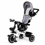 Tricicleta copii, Ecotoys, cu scaun rotativ, control parental, Gri - 3