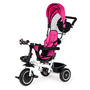 Tricicleta copii, Ecotoys, cu scaun rotativ, control parental, Roz - 2