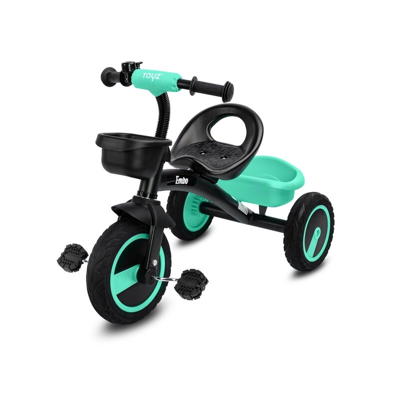 Toyz - tricicleta embo mecanism de pedalare libera, turcoaz