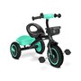Tricicleta copii, Toyz, Embo Mecanism de pedalare libera, Turcoaz - 2