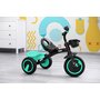 Tricicleta copii, Toyz, Embo Mecanism de pedalare libera, Turcoaz - 9