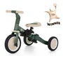 Tricicleta, Petite&Mars, Turbo, 5 in 1, Multifunctionala, Vehicul de impins, Bicicleta cu/fara pedale, Cu maner de ghidaj, Detasabil, Roti din cauciuc, Pana la 25 kg, 1.5-5 ani, Verde - 2