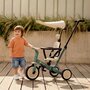 Tricicleta, Petite&Mars, Turbo Plus, 5 in 1, Multifunctionala, Vehicul de impins, Bicicleta cu/fara pedale, Cu maner de ghidaj, Detasabil, Roti din cauciuc, Capotina pentru soare, Pana la 25 kg, 1.5-5 ani, Bej - 4