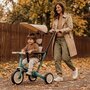 Tricicleta, Petite&Mars, Turbo Plus, 5 in 1, Multifunctionala, Vehicul de impins, Bicicleta cu/fara pedale, Cu maner de ghidaj, Detasabil, Roti din cauciuc, Capotina pentru soare, Pana la 25 kg, 1.5-5 ani, Bej - 6
