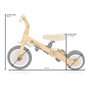 Tricicleta, Petite&Mars, Turbo Plus, 5 in 1, Multifunctionala, Vehicul de impins, Bicicleta cu/fara pedale, Cu maner de ghidaj, Detasabil, Roti din cauciuc, Capotina pentru soare, Pana la 25 kg, 1.5-5 ani, Bej - 21