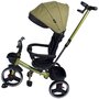 Tricicleta copii, Kids Carepliabila Impera kaki, scaun rotativ, copertina de soare, maner pentru parinti - 1