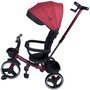 Tricicleta copii, Kids Carepliabila Impera rosu, scaun rotativ, copertina de soare, maner pentru parinti - 6