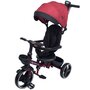 Tricicleta copii, Kids Carepliabila Impera rosu, scaun rotativ, copertina de soare, maner pentru parinti - 9