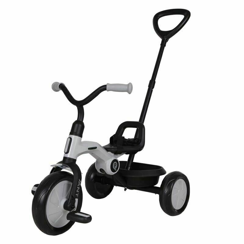 Qplay - tricicleta ant plus , control al directiei, pliabila, gri